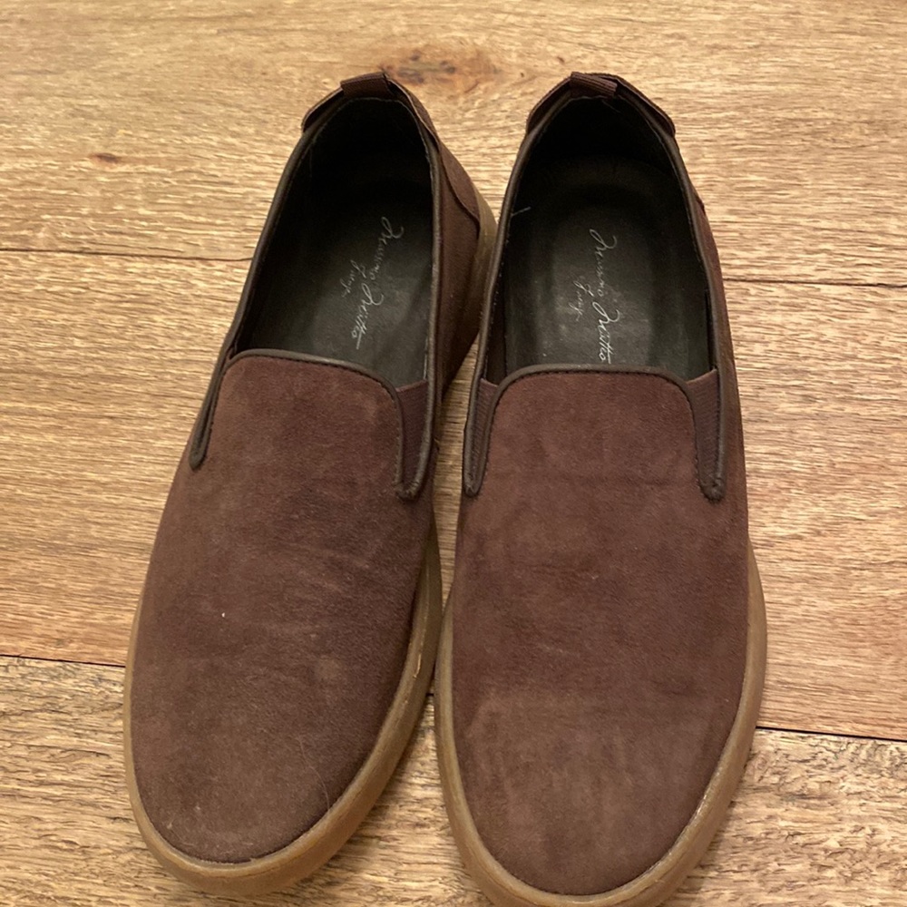 Massimo Matteo Genuine Suede Loafers
